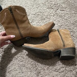 Ariat Tan Heeled Boots